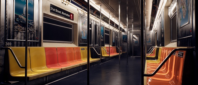 Artstation Creating a metro train interior in Unreal Engine 5