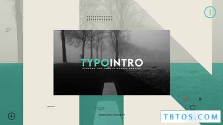 Videohive Typographic Clean Intro