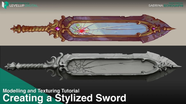 Levelup Digital Creating a Stylized Sword Sabrina Echouafni