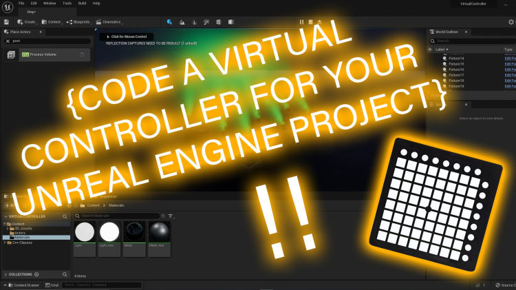 Create a Virtual Controller for your Unreal Engine project