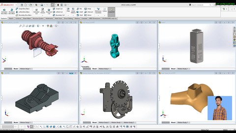 Solidworks From very basic to advanced training