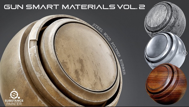 Artstation Gun Smart Materials vol 02 Javad Rajabzade