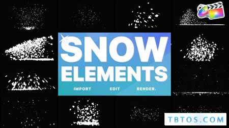 Videohive Christmas Snow Elements FCPX