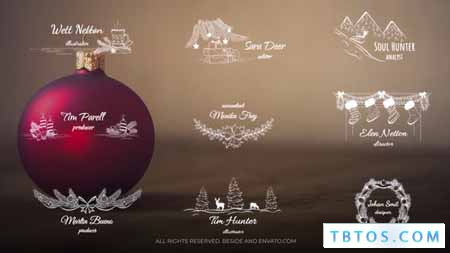 Videohive Christmas Titles Lower Thirds FCPX