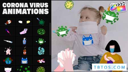 Videohive Corona Virus Hand Drawn Animations for FCPX
