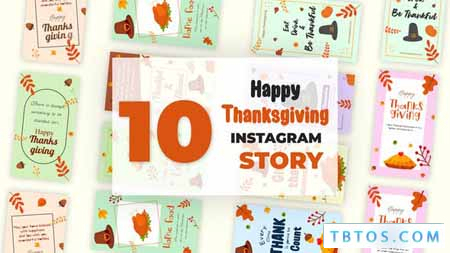 Videohive Happy Thanksgiving Instagram Story Pack
