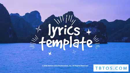 Videohive Lyrics Template