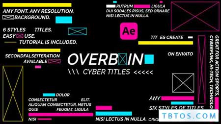 Videohive Overblink Cyber Titles After Effects