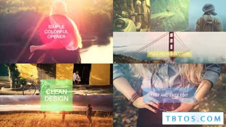 Videohive Simple Colorful Opener