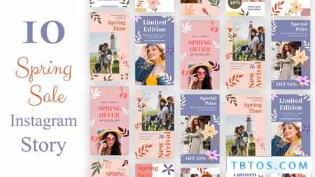 Videohive Spring sale instagram story collection