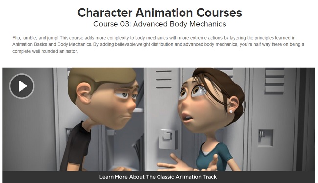 Animation Mentor Course 03 Advanced Body Mechanics
