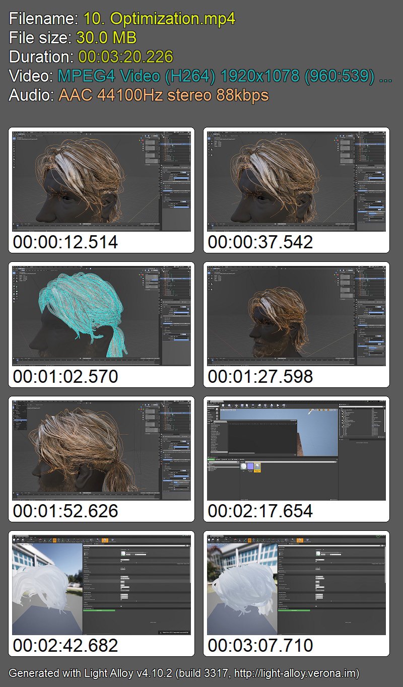 Creating Hair for Games in Blender