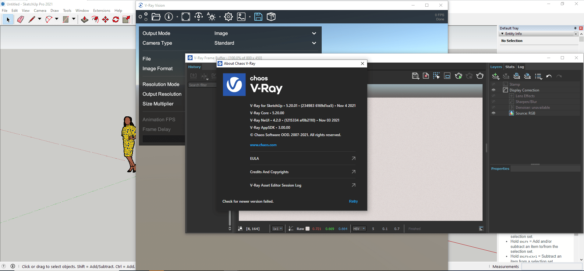 V-Ray 5.20.01 for SketchUp 2017-2021