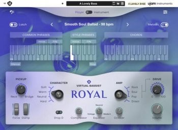 Reason RE UJAM Virtual Bassist Royal v1 0 0 DECiBEL