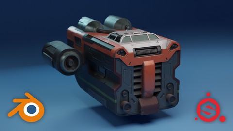 Sci fi Vehicle Creation with Blender and Substance Painter