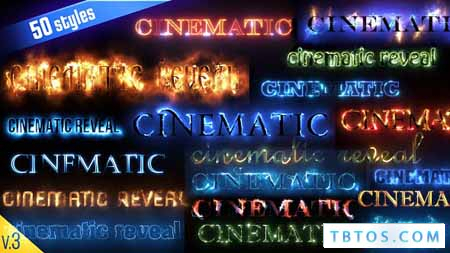 Videohive 50 Cinematic Text Styles