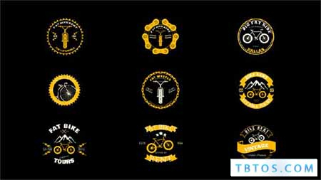 Videohive Animated Bike Rent Label and Badges