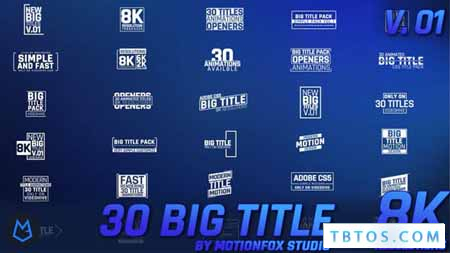 Videohive Big Title Animation 8K v 01