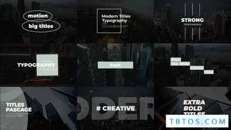 Videohive Big Titles After Effects