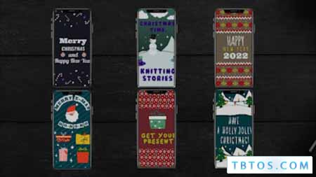 Videohive Christmas Knitting Stories