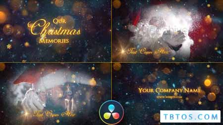Videohive Christmas Memories Slideshow DaVinci Resolve