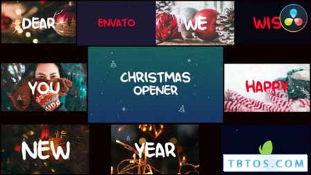 Videohive Christmas Opener DaVinci Resolve