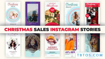 Videohive Christmas Sales Instagram Stories