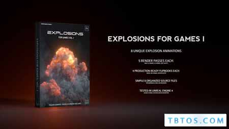Videohive Explosions for Games I