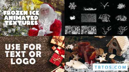 Videohive Frozen Ice Animated Textures for DaVinci Resolve