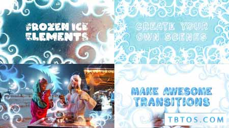 Videohive Frozen Ice Elements for DaVinci Resolve