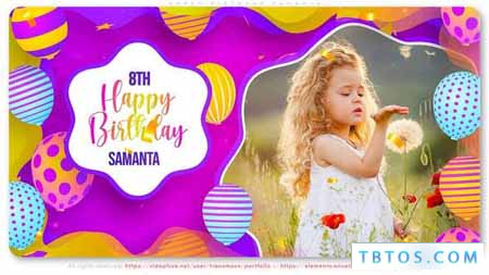 Videohive Happy Birthday Samanta