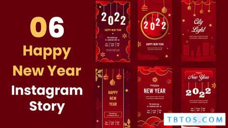 Videohive Happy New Year Instagram Story