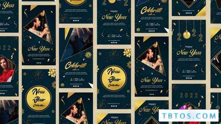 Videohive Happy New Year Instagram Story Pack