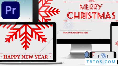 Videohive Hi tech Happy Holidays Greetings