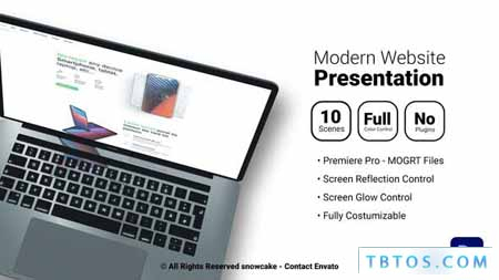 Videohive Modern Website Presentation For Premiere Pro