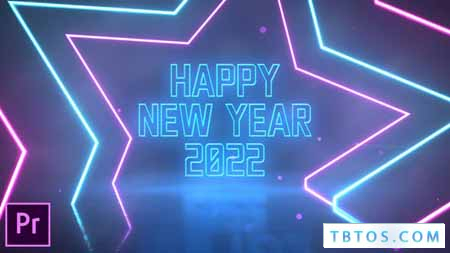 Videohive Neon Party New Year Wishes Premiere Pro
