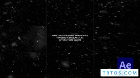 Videohive Particular Snowfall Backgrounds