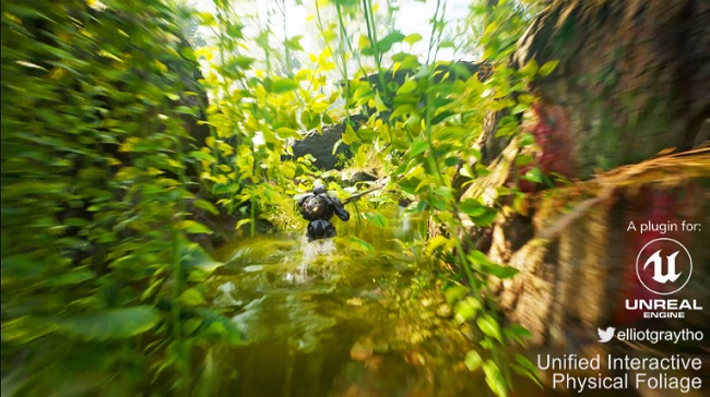 Unreal Engine Marketplace UIPF Unified Interactive Physical Foliage 4 26