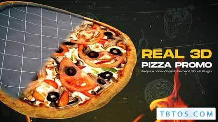 Videohive Real 3D Pizza Modern Promo