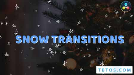 Videohive Snow Transitions And Backgrounds DaVinci Resolve