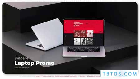 Videohive Stylish Website Laptop Promotion