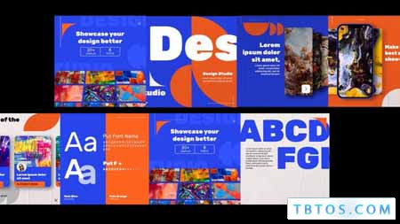 Videohive Typography Design Studio Post Instagram
