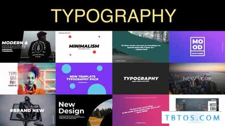 Videohive Typography Slides Premiere Pro