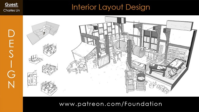 Foundation Patreon Interior Layout Design with Charles Lin