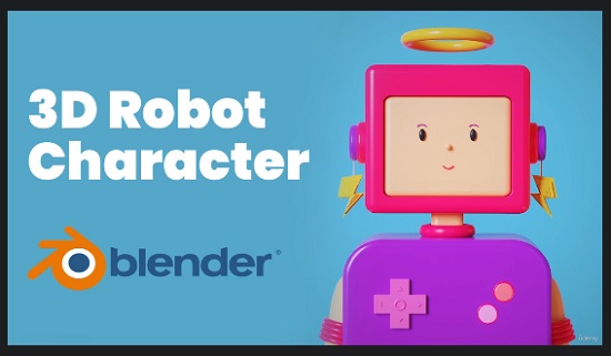 Udemy Blender 3D Easy Robot Character