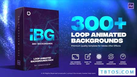 Videohive iBG 300 Loop Backgrounds