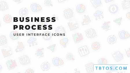 Videohive Business process User Interface Icons