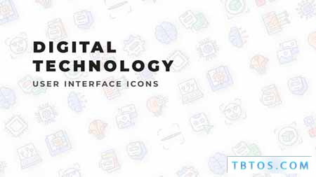 Videohive Digital technology User Interface Icons