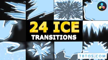 Videohive Ice Transitions DaVinci Resolve