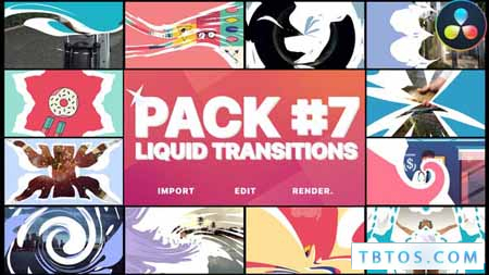 Videohive Liquid Transitions Pack 07 DaVinci Resolve